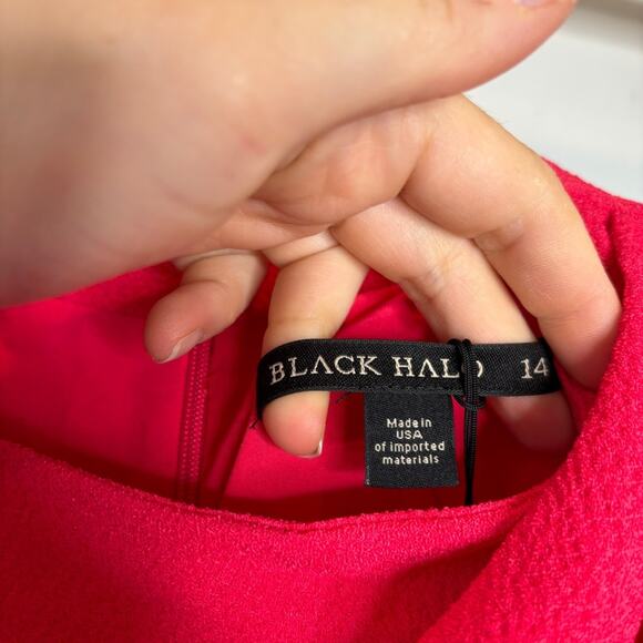 NWT Black Halo Corrine Jumpsuit in Laguna Pink - Picture 6 of 13